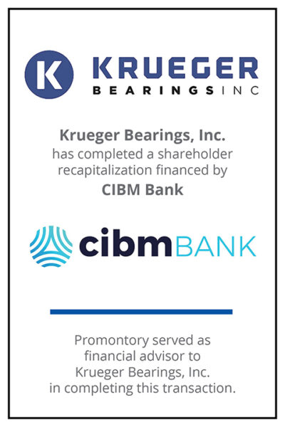 Krueger Bearings - Promontory Strategy Group